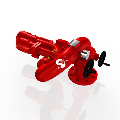 DN65-DN250 Inlet Flange Foam Water Two Fire Monitor PLM series Customized Request