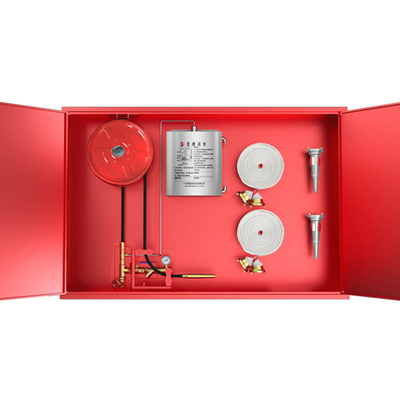 Metal Enclosure Fire Fighting System Foam Hydrant Cabinet with Glass Door 8L/S Rated Flow