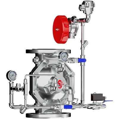 Timely Pendent Installation Open Type Rain Alarm Valve Deluge Water Extinguishing System