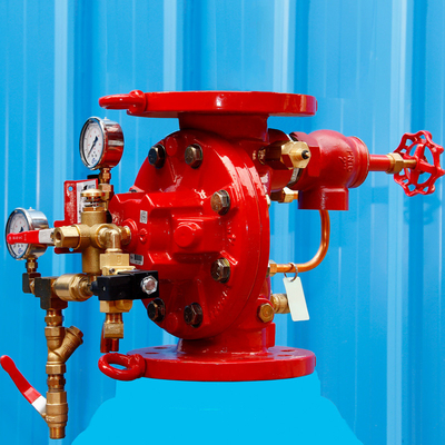 1.6/2.5MPa Water Spray Fire Fighting Deluge Alarm Valve with Open Sprinkler Head Type