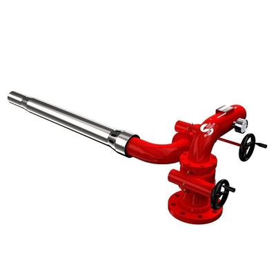 Customizable Manual Water Foam Dual- Fire Monitor with Customization and 81m Range