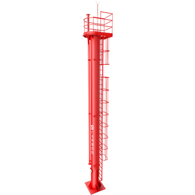 TP5/8/10/12/15/18/20/24/28 Powder Fire Monitor DN100 for Tower Fire Rescue Equipment