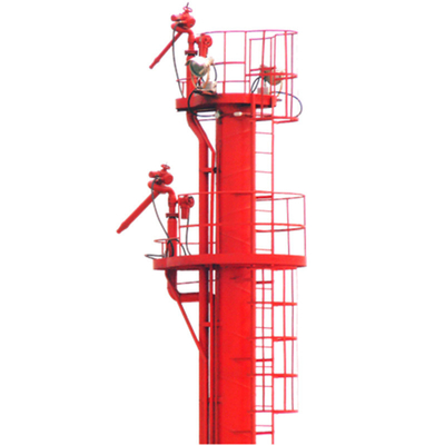 TP5/8/10/12/15/18/20/24/28 Powder Fire Monitor DN100 for Tower Fire Rescue Equipment