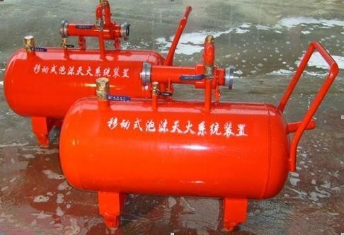 CE Certified Semi-Fixed Portable Wheeled Foam Tank System for Customer Requirements
