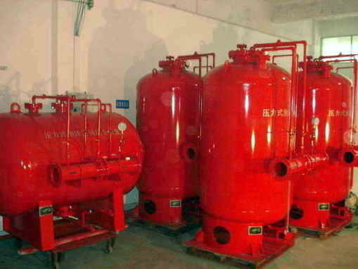 Marine & Land Pressure Type Proportioner Foam Bladder Tank 1000-15000L for Fire Fighting Equipment